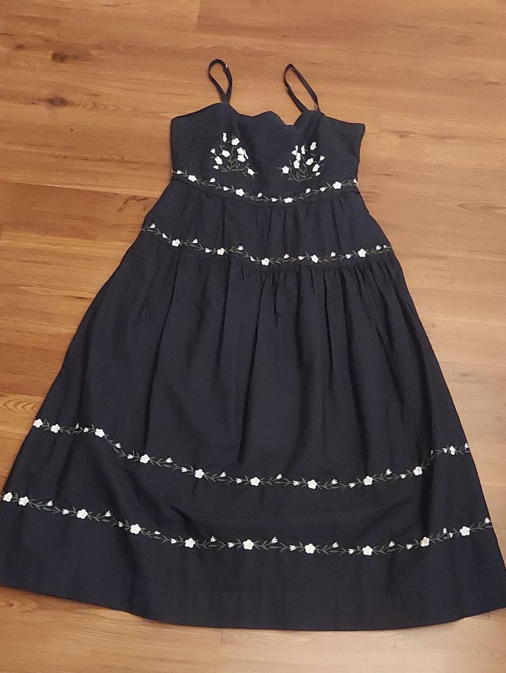 Free Assembly  Floral Embroidered Sundress